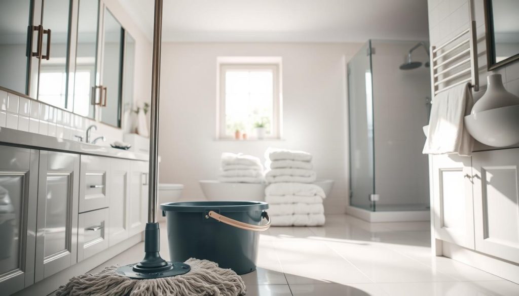 bathroom cleaning