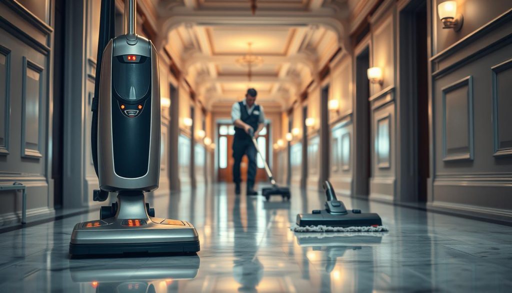 hallway cleaning
