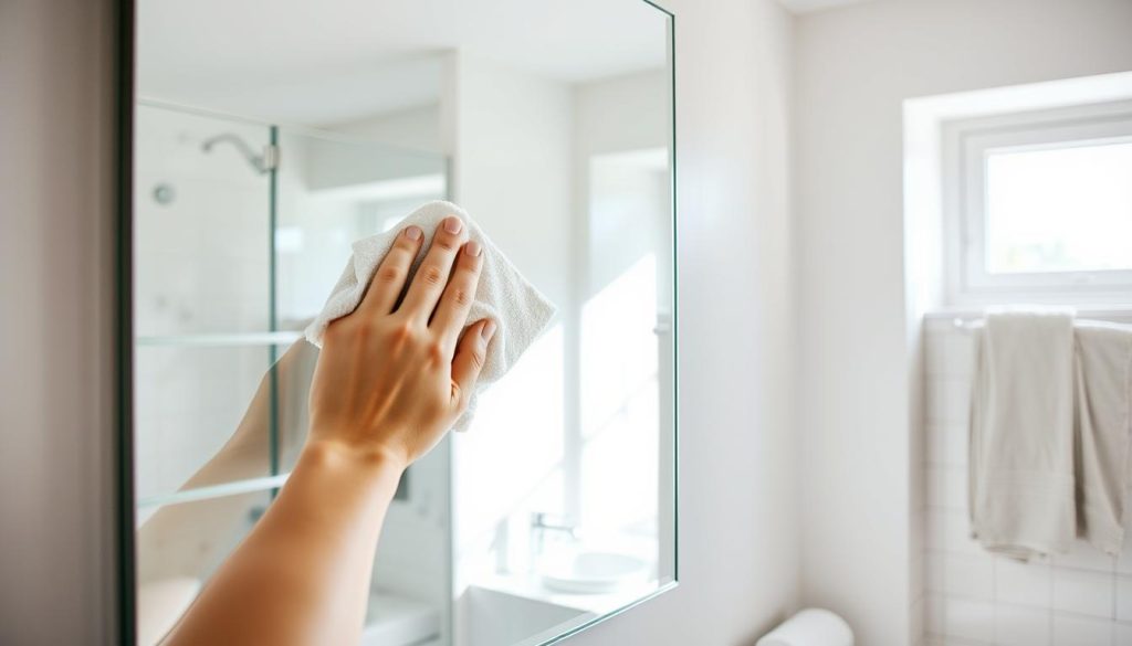 how to clean mirror