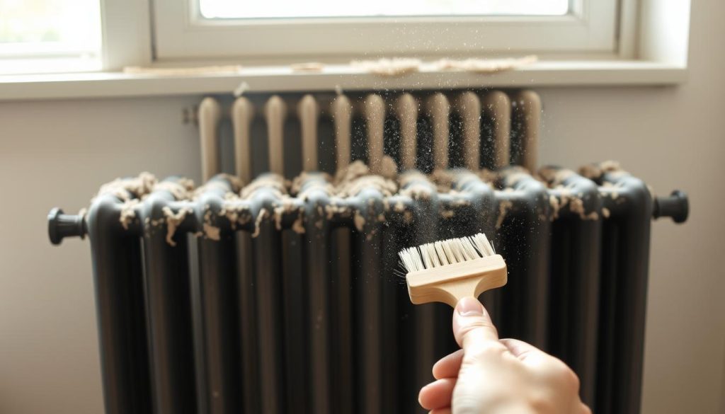 radiator dust removal