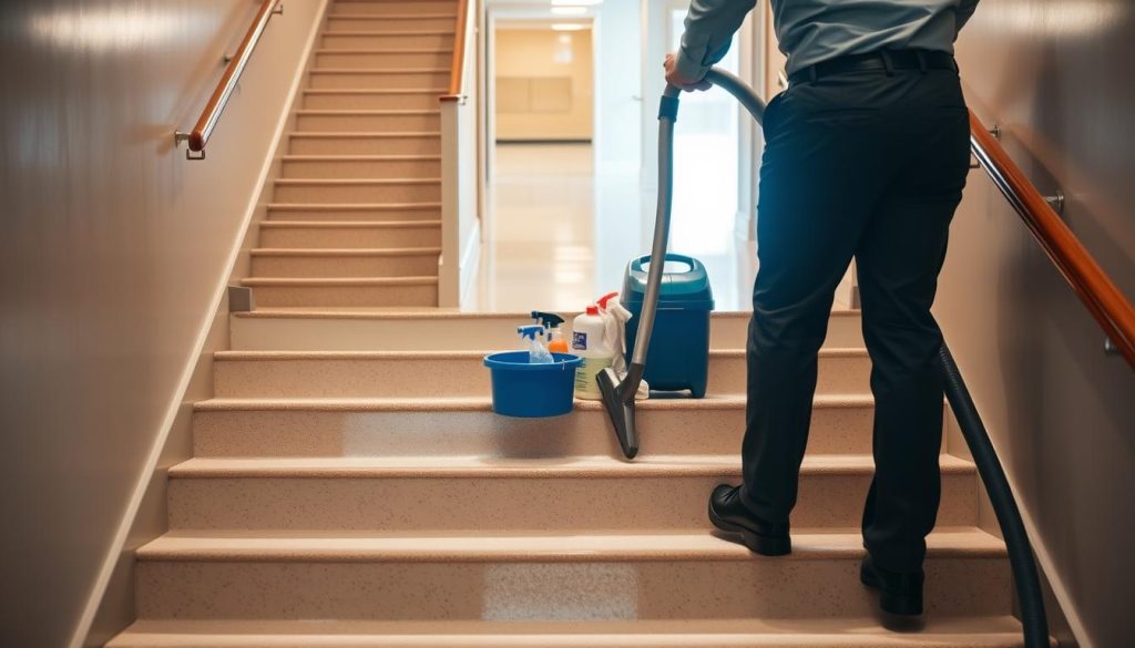 stairs cleaning