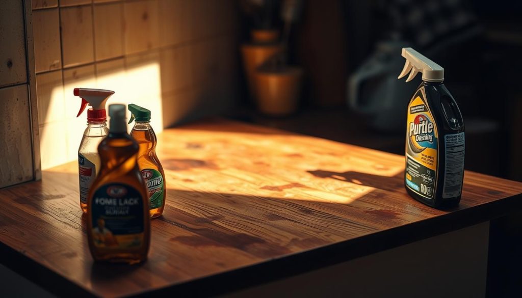 stubborn stains on worktops