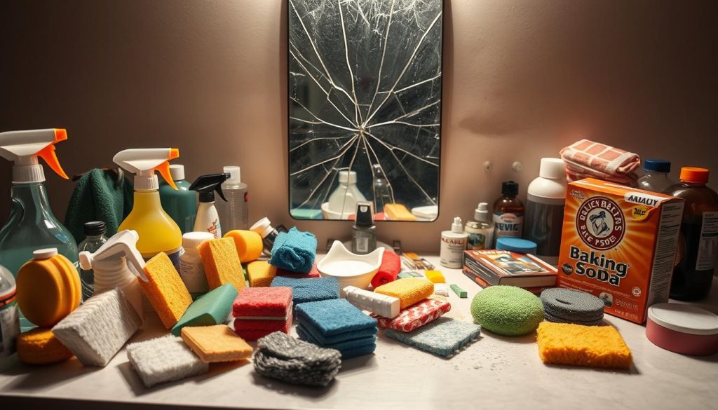 what not to use on mirrors and glass